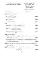 Đề thi học kì 2 toán 10 năm 2018 2019 trường nguyễn thị minh khai TP HCM 