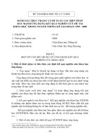 ĐÁNH GIÁ THỰC TRẠNG VÀ ĐỀ XUẤT CÁC BIỆN PHÁP ĐẨY MẠNH ỨNG DỤNG KẾT QUẢ NGHIÊN CỨU ĐỀ TÀI KHOA HỌC TRONG NGÀNH THỐNG KÊ