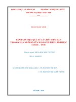 Đánh giá hiệu quả xử lý chất thải rắn trong chăn nuôi bò sữa bằng chế phẩm sinh học
