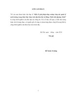 Một số giải pháp tăng cường công tác quản lý môi trường trong khai thác than trên địa bàn thị xã Đông Triều