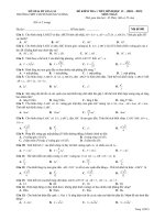 Đề kiểm tra 1 tiết hình học 12 chương 1 năm 2018 2019 trường THPT chuyên hùng vương gia lai 
