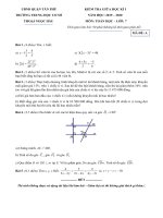 Đề kiểm tra giữa HK1 toán 7 năm 2019 2020 trường thoại ngọc hầu TP HCM 