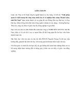 Giái pháp quản lý chất lượng thi công công trình trụ sở xí nghiệp thủy nông Thanh Liêm, tỉnh Hà Nam