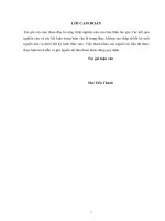 Giải pháp nâng cao công tác quản lý môi trường tại Nhà máy xi măng Thành Công 3 thuộc công ty trách nhiệm hữu hạn