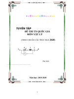 20 đề thi tốt nghiệp THPT 2020 môn Vật lí chuẩn cấu trúc