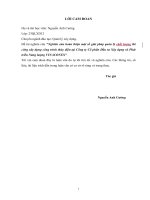 Nghiên cứu hoàn thiện một số giải pháp quản lý chất lượng thi công xây dựng công trình thủy điện