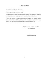 Nghiên cứu giải pháp nhằm nâng cao hiệu quả quản lý vốn đầu tư trong dự án đầu tư