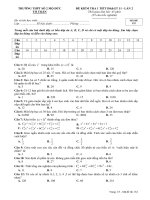 Đề kiểm tra 1 tiết đại số và giải tích 11 chương 2 trường mộ đức 2 quảng ngãi 
