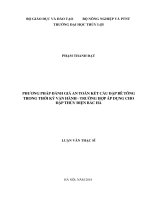 Phương pháp đánh giá an toàn kết cấu đập bê tông trong thời kỳ vận hành