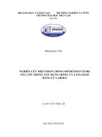 Nghiên cứu biện pháp chống đỡ hỗ đào có độ sâu lớn trong xây dựng móng và tầng hầm bằng cừ Larsen