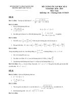 Đề cương học kì 2 toán 10 năm 2018 2019 trường chu văn an hà nội 