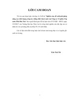 Nghiên cứu, đề xuất giải pháp nâng cao chất lượng công tác chống thất thoát nước