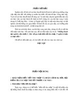 Tiểu luận môn Lịch sử các học thuyết kinh tế nâng cao: Những thành tựu nghiên cứu trước C. Mác về quy luật điều tiết thu nhập - Ý nghĩa lý luận và thực tiễn