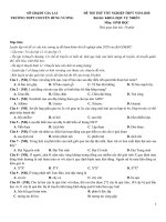 43. (Sau TG) Đề thi thử tốt nghiệp THPT môn Sinh - trường THPT Chuyên Hùng Vương - Gia Lai (Có lời giải chi tiết) - Copy