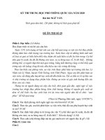 Đề ôn thi THPT Quốc gia năm 2020 môn Ngữ văn - Đề số 29