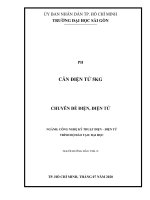 đồ án CÂN ĐIỆN TỬ LOADCELL 5KG