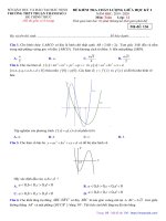 Đề thi giữa học kỳ 1 toán 12 năm 2019 2020 trường thuận thành 3 bắc ninh 