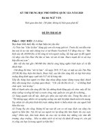 Đề ôn thi THPT Quốc gia năm 2020 môn Ngữ văn - Đề số 30