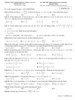 Đề thi thử THPT quốc gia 2017 môn toán trường THPT chuyên hùng vương gia lai lần 1 