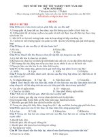 5  đề thi thử tốt nghiệp THPT năm 2020 môn sinh học  theo chương trình tinh giản  có đán án