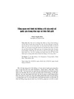 Tổng quan mô hình hệ thống y tế của một số quốc gia trong khu vực và trên thế giới