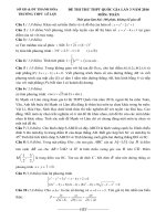 Đề thi thử quốc gia 2016 môn toán trường lê lợi thanh hóa lần 3 