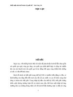 Tiểu luận Kinh tế chính trị quốc tế: Các nhân tố tác động đến an ninh kinh tế của Việt Nam trong bối cảnh mới