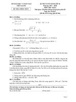 Đề thi tuyển sinh lớp 10 THPT năm học 2017 2018 môn toán sở GD và đt tiền giang 