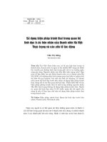 Sử dụng biện pháp tránh thai trong quan hệ tình dục trước hôn nhân của thanh niên Hà Nội: Thực trạng và các yếu tố tác động