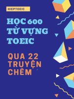 Học 600 từ vựng toeic qua 22 truyện chêm