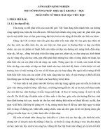 Sáng kiến kinh nghiệm  phương pháp dạy học sinh vẽ theo mẫu bậc tiểu học