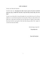 Giải pháp hoàn thiện công tác quản lý chi phí sản xuất kinh doanh tại Công ty trách nhiệm hữu hạn