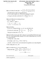 Đề thi HSG toán 8 (vòng 2) năm 2018 2019