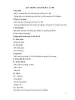 QUY TRÌNH VẬN HÀNH MÁY AU 480