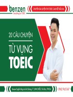 20 câu chuyện từ vựng toeic