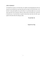 Nghiên cứu giải pháp đảm bảo nhu cầu cấp nước cho hệ thống thủy nông Sông Nhuệ