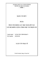 Phân tích động lực học dầm liên tục gắn hệ khối lượng (TMD) chịu tải trọng xe