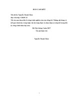 Nghiên cứu biện pháp nâng cao dung tích hữu ích hồ chứa, áp dụng cho hồ chứa nước Phước