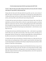 đáp án câu hỏi tự luận môn giáo dục thể chất trong chương trình GDPT 2018