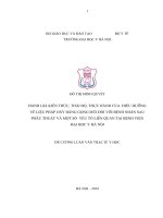 ĐÁNH GIÁ KIẾN THỨC, THÁI độ, THỰC HÀNH của  điều DƯỠNG về LIỆU PHÁP OXY BẰNG GỌNG mũi đối với BỆNH NHÂN SAU PHẪU THUẬT và một số  yếu tố LIÊN QUAN tại BỆNH VIỆN đại học y hà nội 