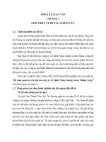 Tóm tắt Luận văn Thạc sĩ Kế toán: Kế toán quản trị chi phí tại Công ty Cổ phần Năng Lượng Xanh Thăng Long