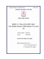 KHẢO sát rối LOẠN GIẤC NGỦ của BỆNH NHÂN THẬN NHÂN tạo CHU kỳ 