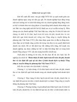 Tóm tắt Luận văn Thạc sĩ Kế toán: Hoàn thiện tổ chức hạch toán kế toán chi phí, doanh thu và xác định kết quả tại các đơn vị kinh doanh dịch vụ thuộc Tổng công ty truyền thông đa phương tiện Việt Nam (VTC)