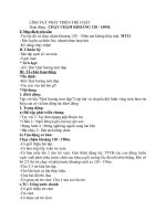 giao an thể dục. CHẠY CHẬM KHOẢNG 120   150m.  PHÁT TRIỂN THỂ CHẤT.  lop 5 6 tuoi