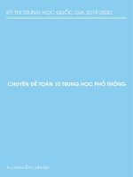 Tuyển tập câu hỏi trắc nghiệm môn toán 10 có đáp án và lời giải 