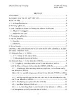 báo cáo tốt nghiệp KHÁI QUÁT CHUNG VỀ ỦY BAN NHÂN DÂN XÃ MÔ RAI, HUYỆN SA THẦY, TỈNH KON TUM