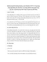 Bài thu hoạch bồi dưỡng thường xuyên Module GVPT 15: Ứng dụng công nghệ thông tin, khai thác và sử dụng thiết bị công nghệ trong dạy học và giáo dục học sinh trong các giáo dục phổ thông