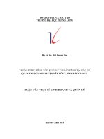 Luận văn thạc sỹ - Hoàn thiện công tác Quản lý tài sản công tại các cơ quan thuộc UBND huyện Yên Dũng, tỉnh Bắc Giang