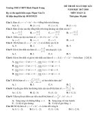Bộ đề thi đề xuất HK1 toán 12 năm học 2017 2018 sở GD và đt đồng tháp 