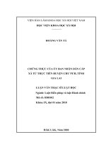 chứng thực của ủy ban nhân dân cấp xã từ thực tiễn huyện chư pưh, tỉnh gia lai 